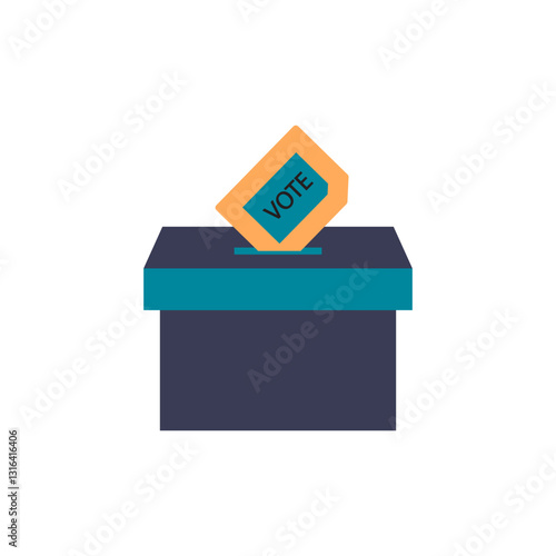 vote icon flat modern design