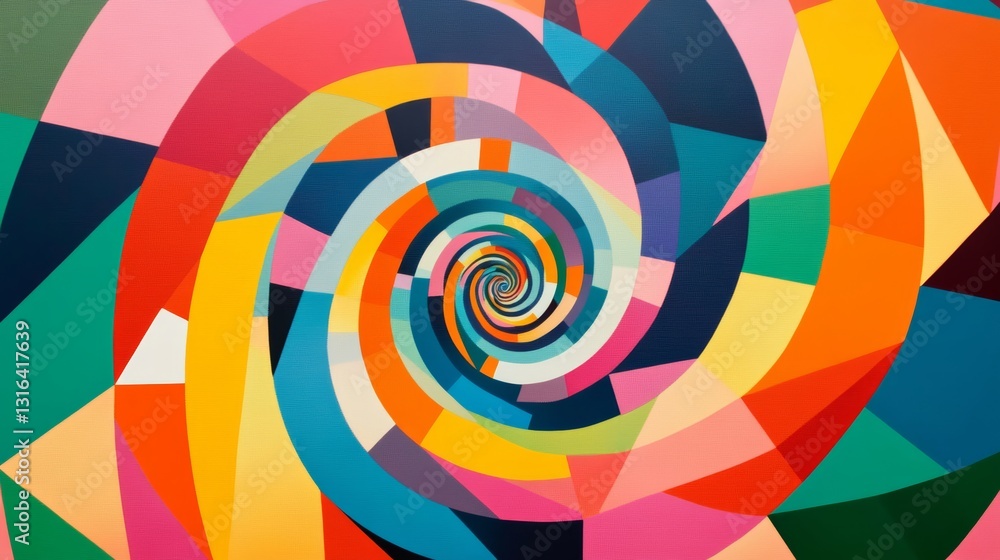 Colorful Geometric Spiral: Innovative Solutions Colorful Geometric Spiral: Innovative Solutions