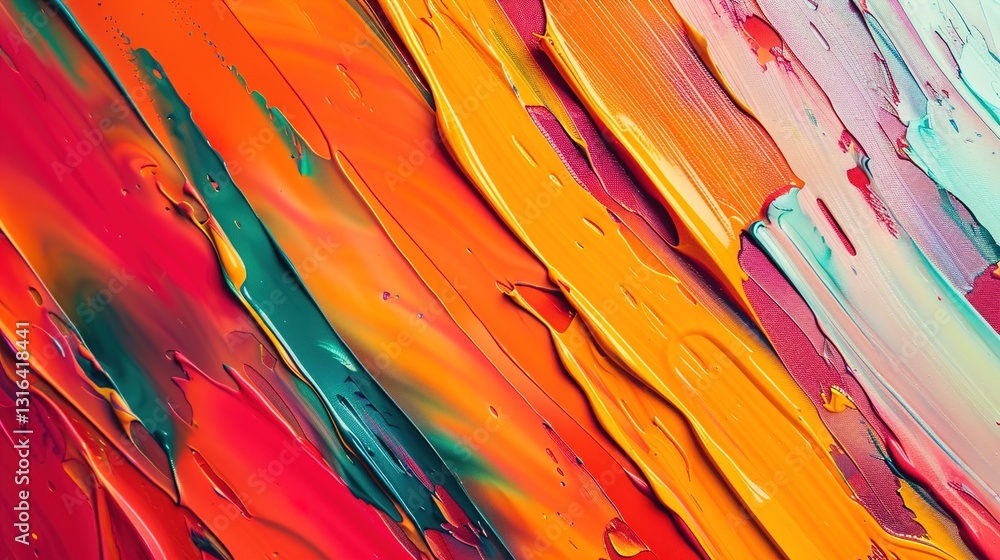 A detailed shot of a sale banner with vibrant colors and bold text, on a solid background.