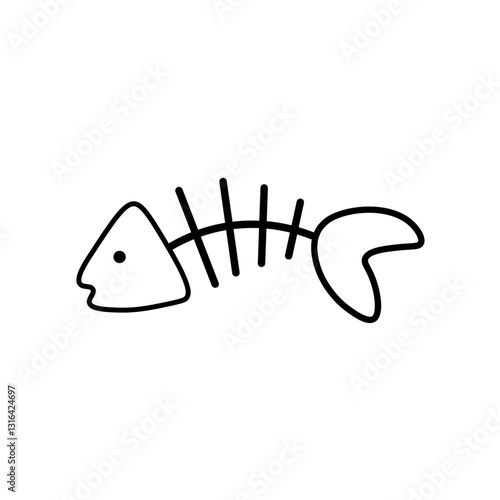 Fish Skeleton Icon