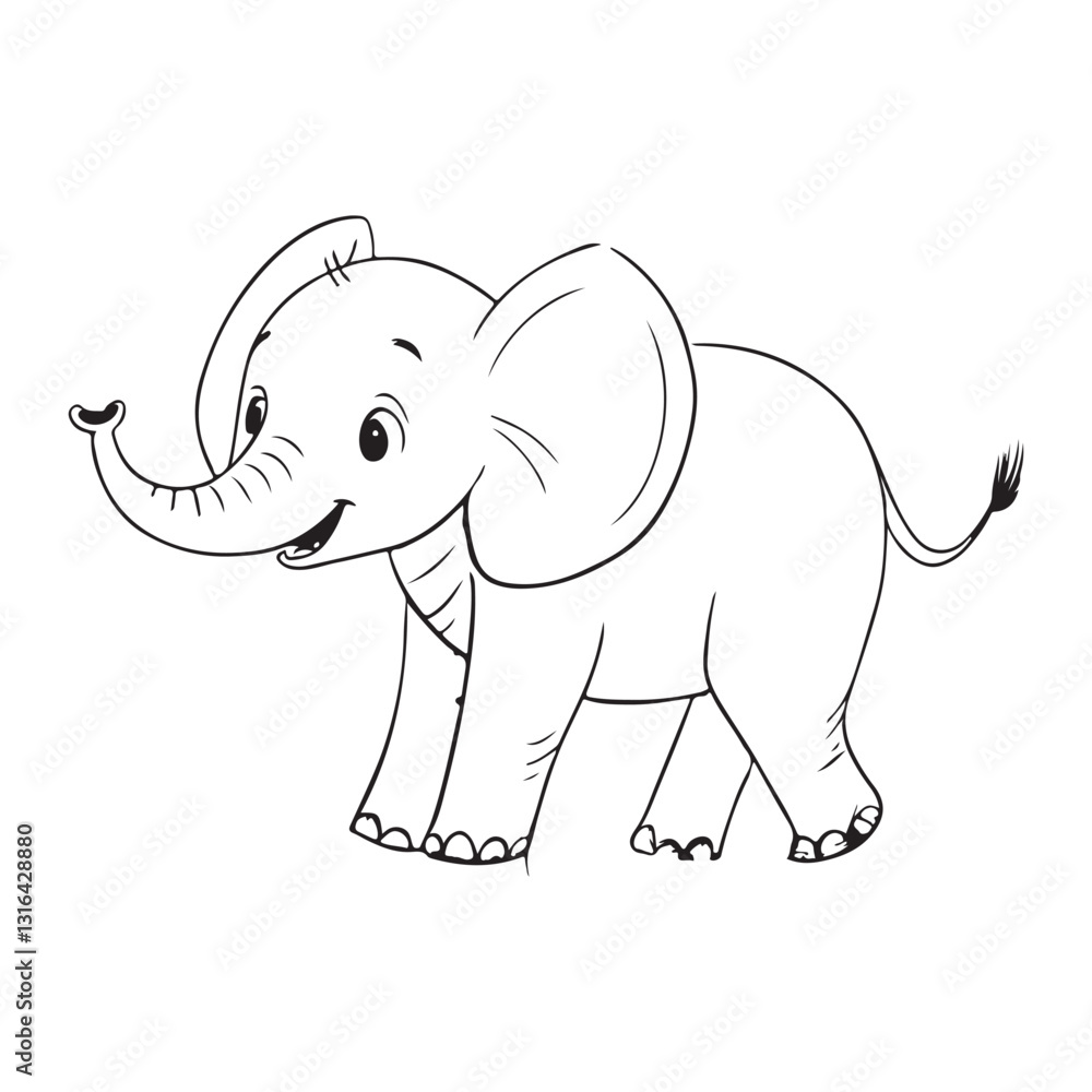 Obraz premium Elephant Vector