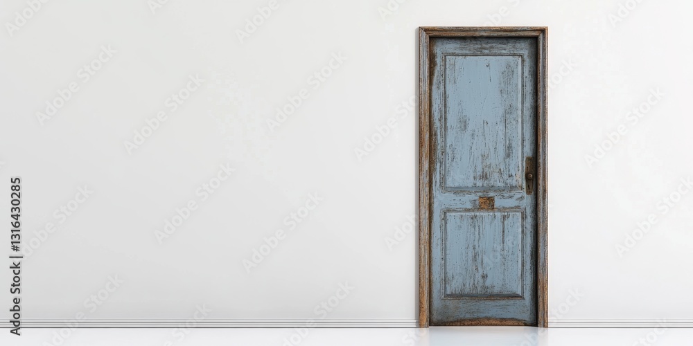Fototapeta premium Vintage wooden door an building