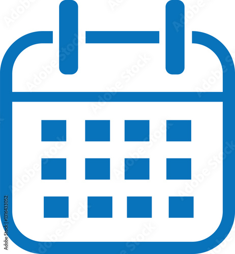 Calendar icon set.
