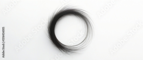 Artistic Representation of a Hair Circle