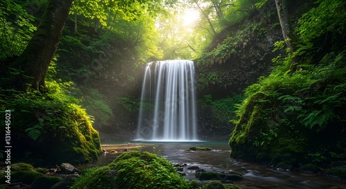 waterfall in the forest