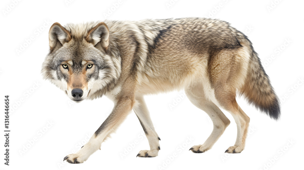 Obraz premium Gray Wolf Walking