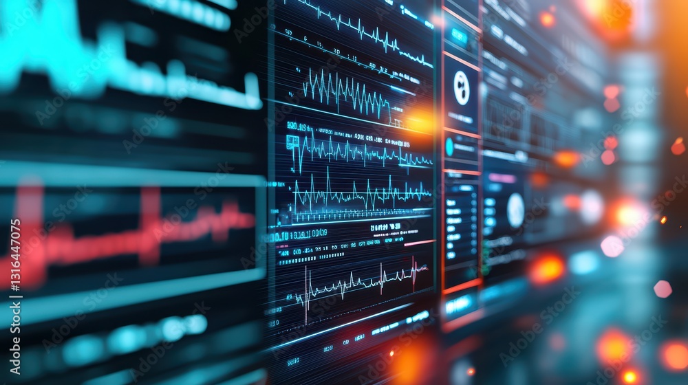 Detailed Holographic Financial Dashboard Interface Design for Hospital Management Systems Detailed Holographic Financial Dashboard Interface Design for Hospital Management Systems