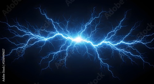 lightning in the night