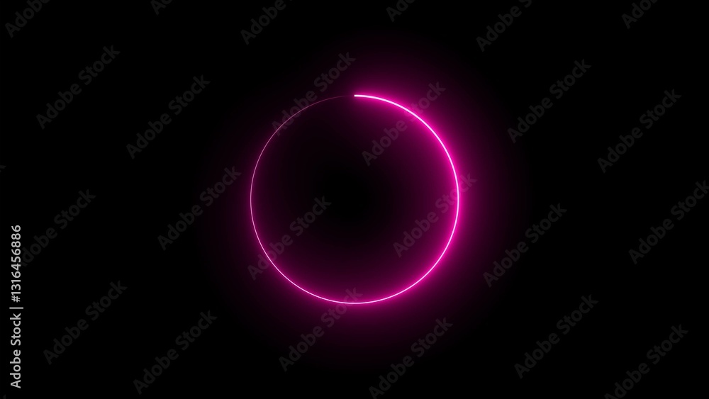 Neon circle frame Technology. Abstract seamless loop neon circle. Blue neon circles hi-tech motion background seamless loop. repetitive motion iiiustration. isolated on black. Neon circle frame Technology. Abstract seamless loop neon circle. Blue neon circles hi-tech motion background seamless loop. repetitive motion iiiustration. isolated on black.