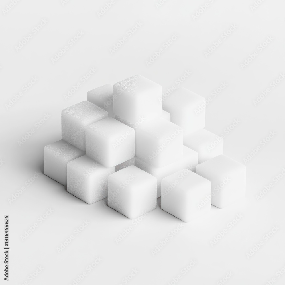 Stacked white cubes (1) Stacked white cubes (1)