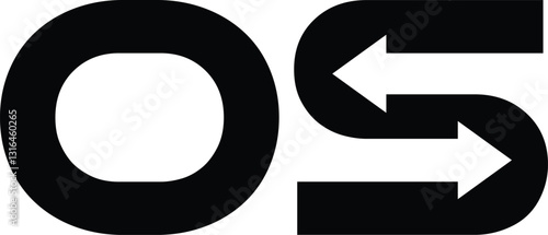 letter s two arrow recycle or exchange logo with vector file.