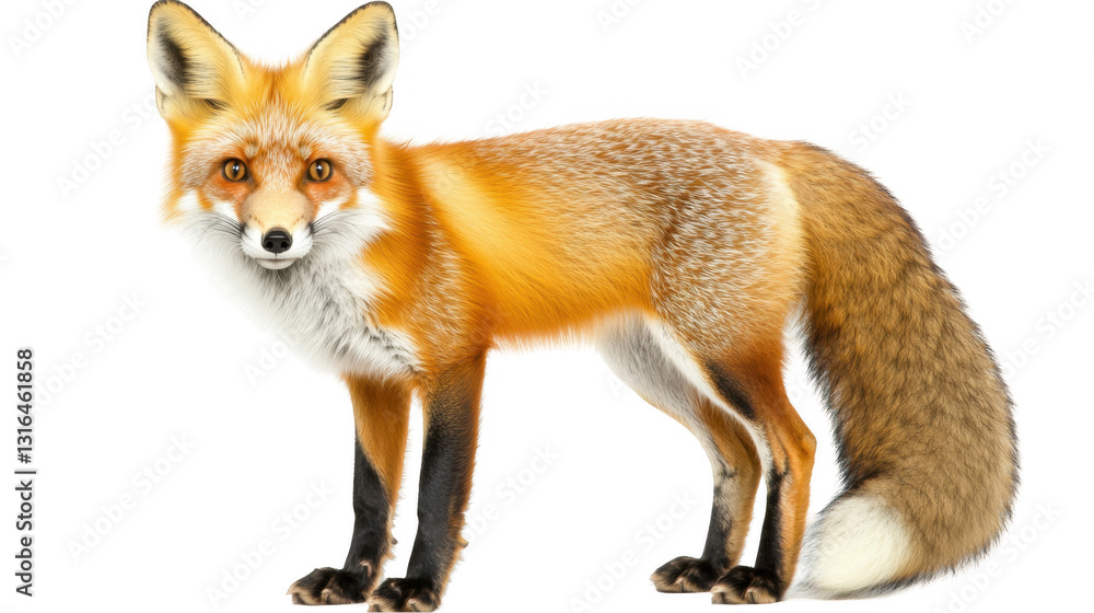 Fototapeta premium Red Fox Illustration