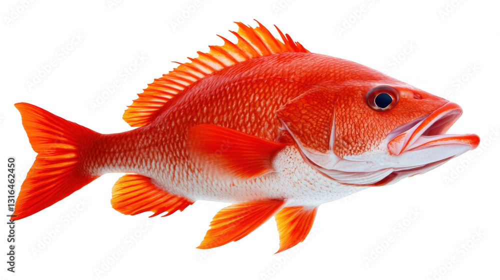 Fototapeta premium Vibrant Red Snapper Fish