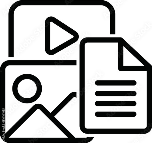 content icon vector