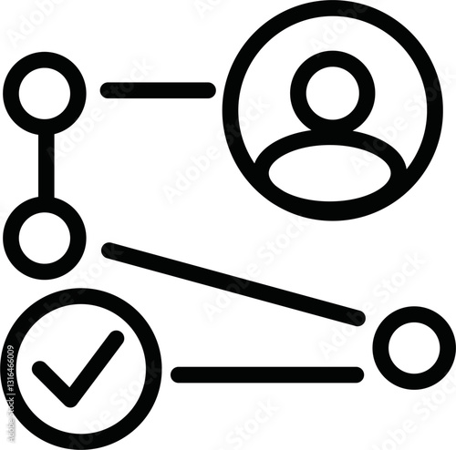 customer journey icon vector