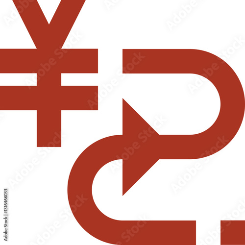 Secure Yen Currency Exchange Illustrated With A Dynamic Red Arrow Loop Signifying Reliable And Swift Transactions In A Bold Graphic Style Free Download Secure Yen Currency Exchange Illustrated With A Dynamic Red Arrow Loop Signifying Reliable And Swift Transactions In A Bold Graphic Style - GFXLoad