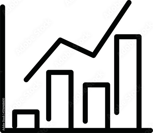 engagement rate icon vector