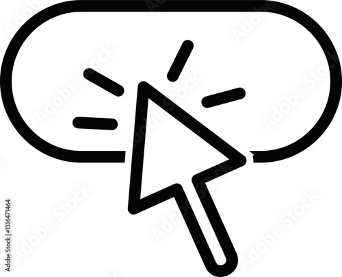 call to action icon vector