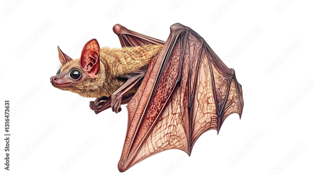 Fototapeta premium Close up of a Bat in Flight