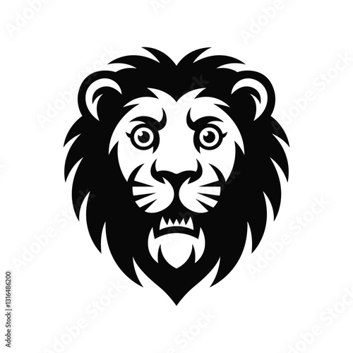Surprised lion