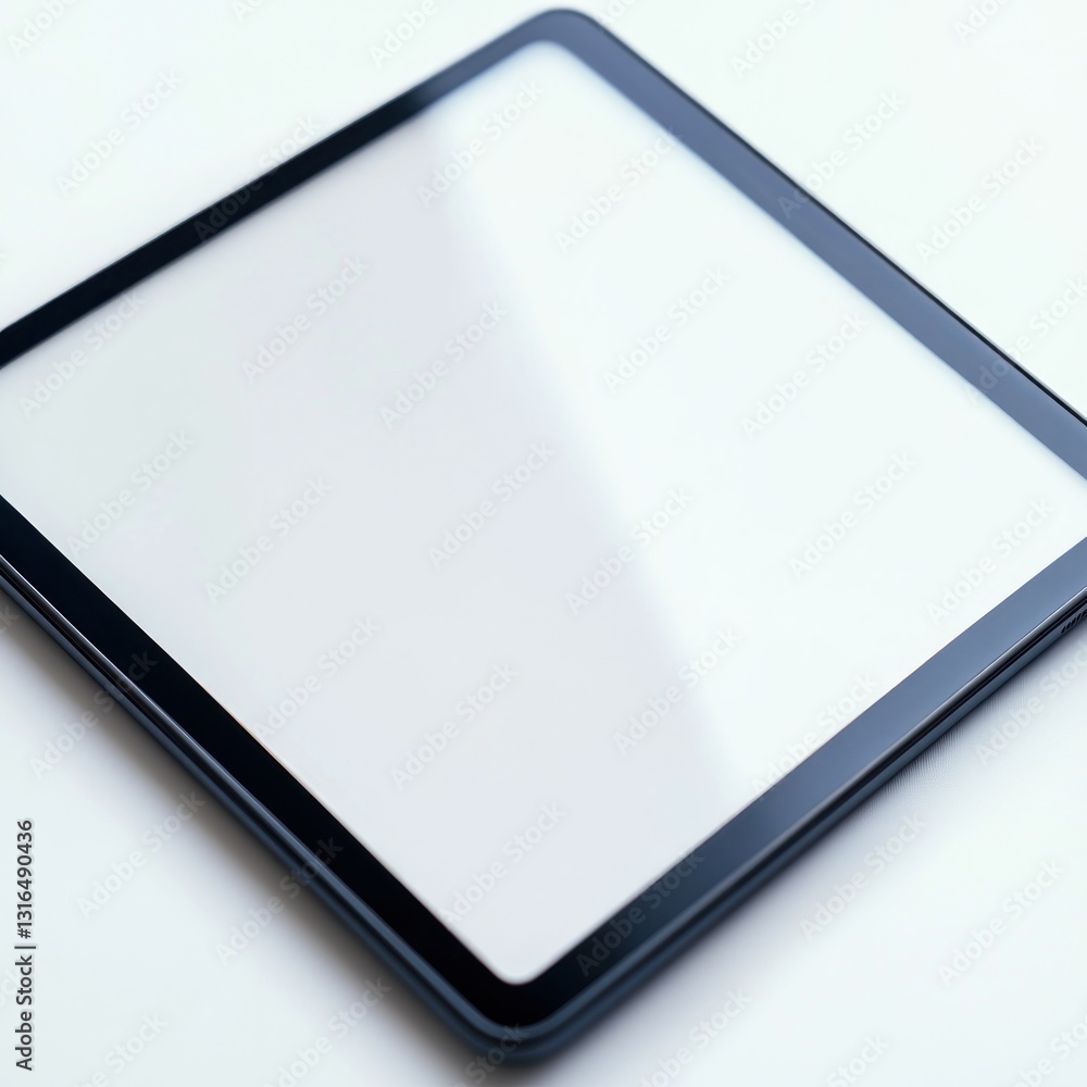 Modern tablet, blank screen, sleek design Modern tablet, blank screen, sleek design