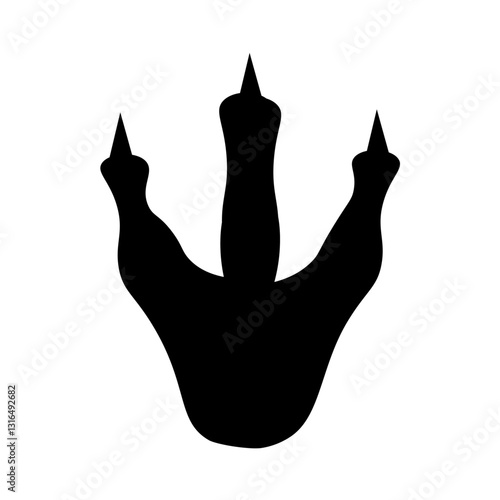 Dinosaur Footprint Icon