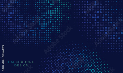 Light gradient halftone dots grunge wide background.
Abstract digital wave of particles. Futuristic point wave. Technology background vector.