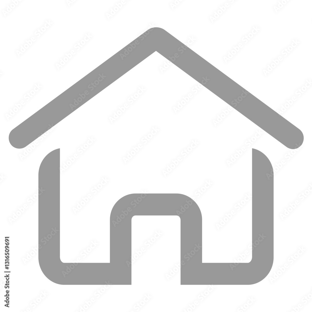 A Cozy Grey House Icon Symbolizing Home Comfort And Peaceful Sanctuary With A Simple Minimalist Design And Soft Grey Tones A Cozy Grey House Icon Symbolizing Home Comfort And Peaceful Sanctuary With A Simple Minimalist Design And Soft Grey Tones