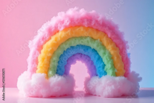 Rainbow Cotton Candy
