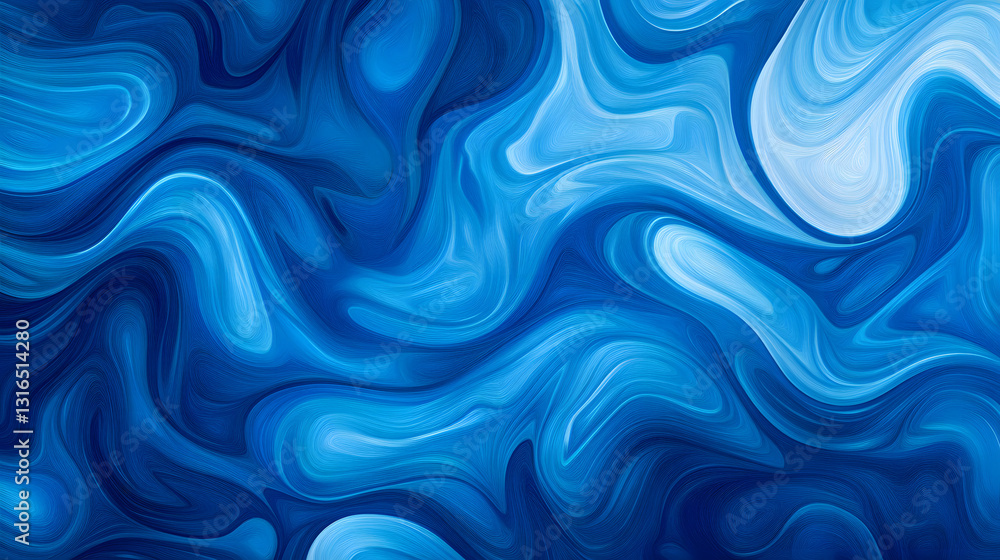 Abstract spectrum wave illustration, colorful modern blue wave background Abstract spectrum wave illustration, colorful modern blue wave background
