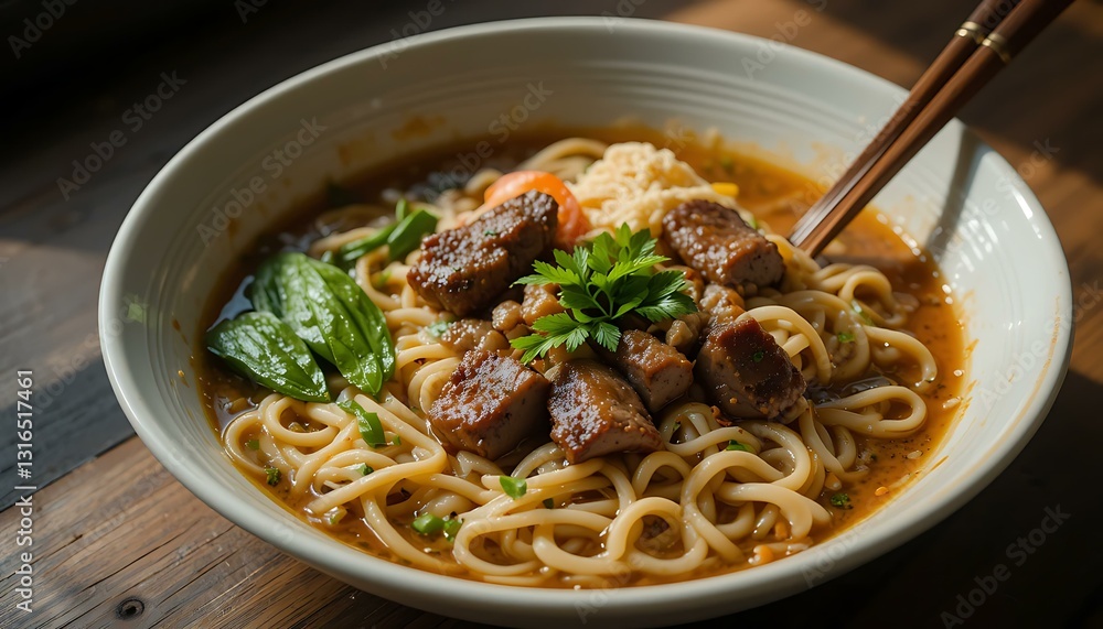 Delicious Beef Udon Noodle Soup Recipe - Asian Cuisine Delicious Beef Udon Noodle Soup Recipe - Asian Cuisine