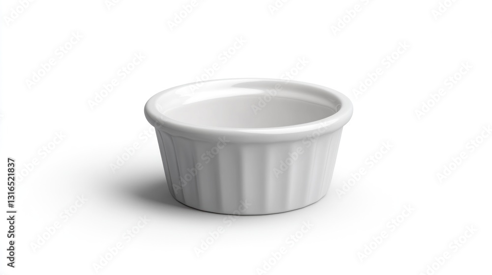 Small white ceramic ramekin (1) Small white ceramic ramekin (1)