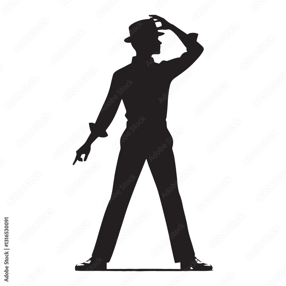 Musical Actor silhouette, blending song and performance - Actor illustration - Minimalist Actor vector - Profession silhouette
Musical Actor silhouette, blending song and performance - Actor illustration - Minimalist Actor vector - Profession silhouette