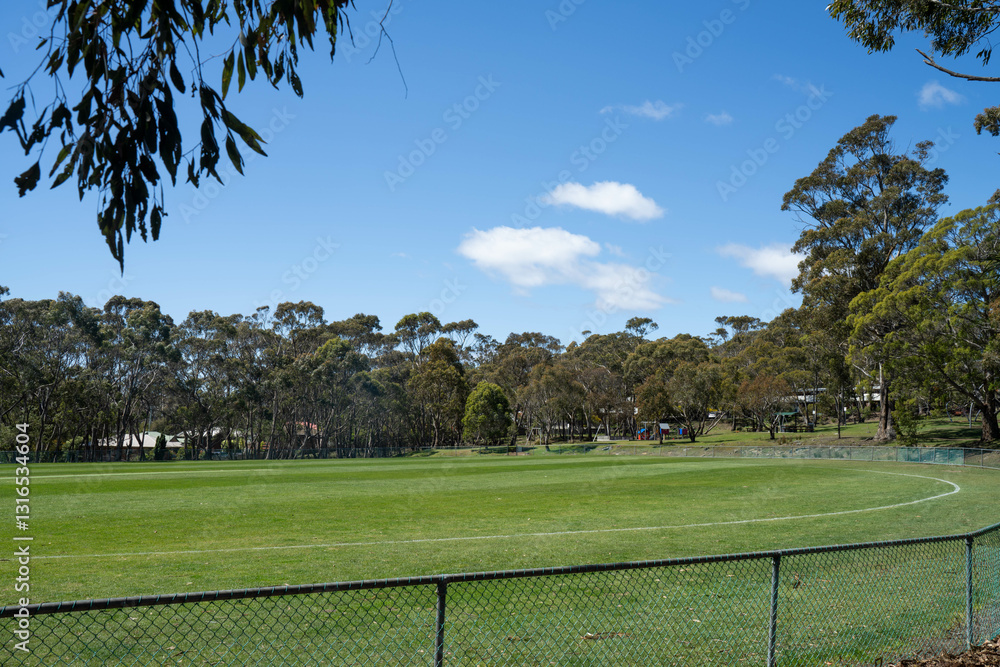 recreational sports oval field in australia