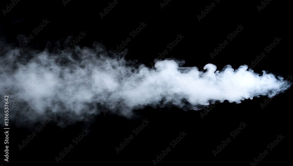 Dramatic White Smoke Cloud, Isolated on Black Background, VFX, Special Effects, Steam Dramatic White Smoke Cloud, Isolated on Black Background, VFX, Special Effects, Steam