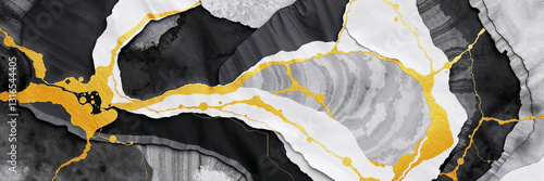 Panel kuchenny z motywem image of black and gold texture background