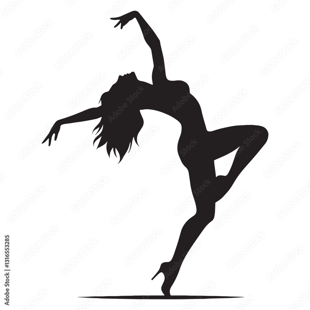 Step-Up Challenger Dancer silhouette, dominating the battle stage - Dance illustration - Minimalist Dance vector - Profession silhouette
Step-Up Challenger Dancer silhouette, dominating the battle stage - Dance illustration - Minimalist Dance vector - Profession silhouette