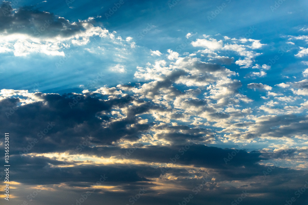 Fototapeta premium blue sky with clouds