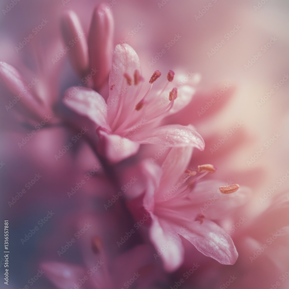 Delicate pink flowers in soft focus (1) Delicate pink flowers in soft focus (1)