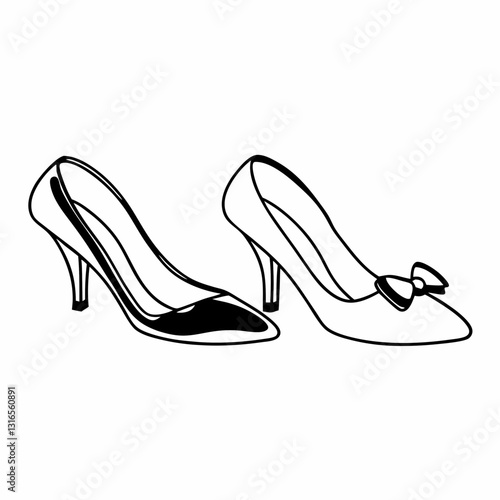 black female shoes