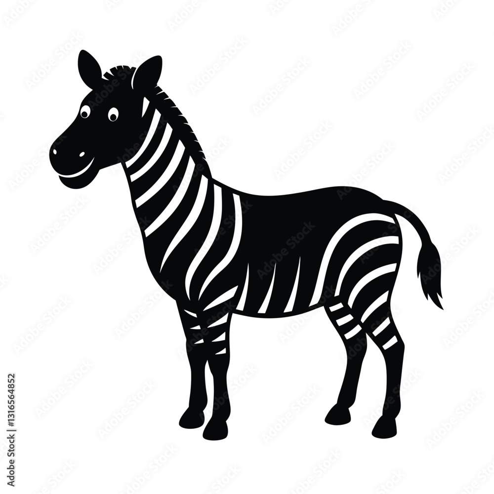 Obraz premium zebra vector illustration