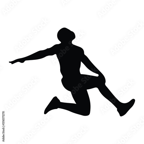 silhouette of person jumping