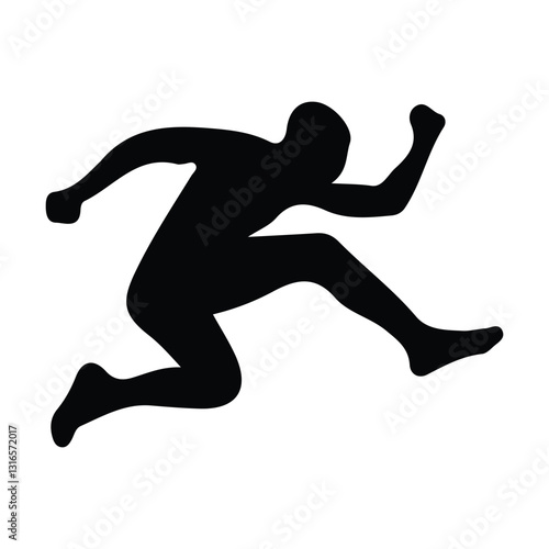 silhouette of person jumping