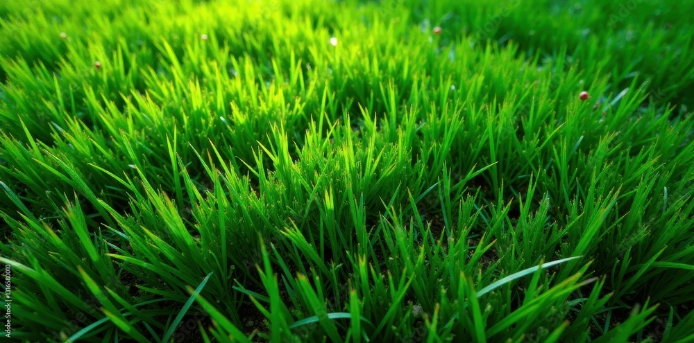 Lush green grass, vibrant texture, overhead shot , greenery, outdoor Lush green grass, vibrant texture, overhead shot , greenery, outdoor