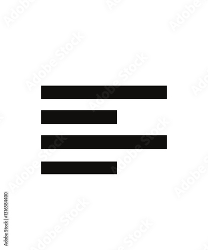 Left alignment icon