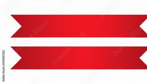 Free Download GSet of red banner ribbon color. Flat bookmark sale tag website decorative design vector - GFXLoad