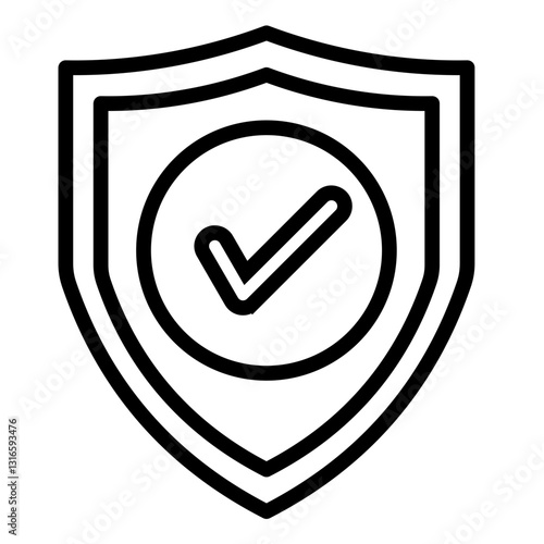 Shield  Icon Element For Design