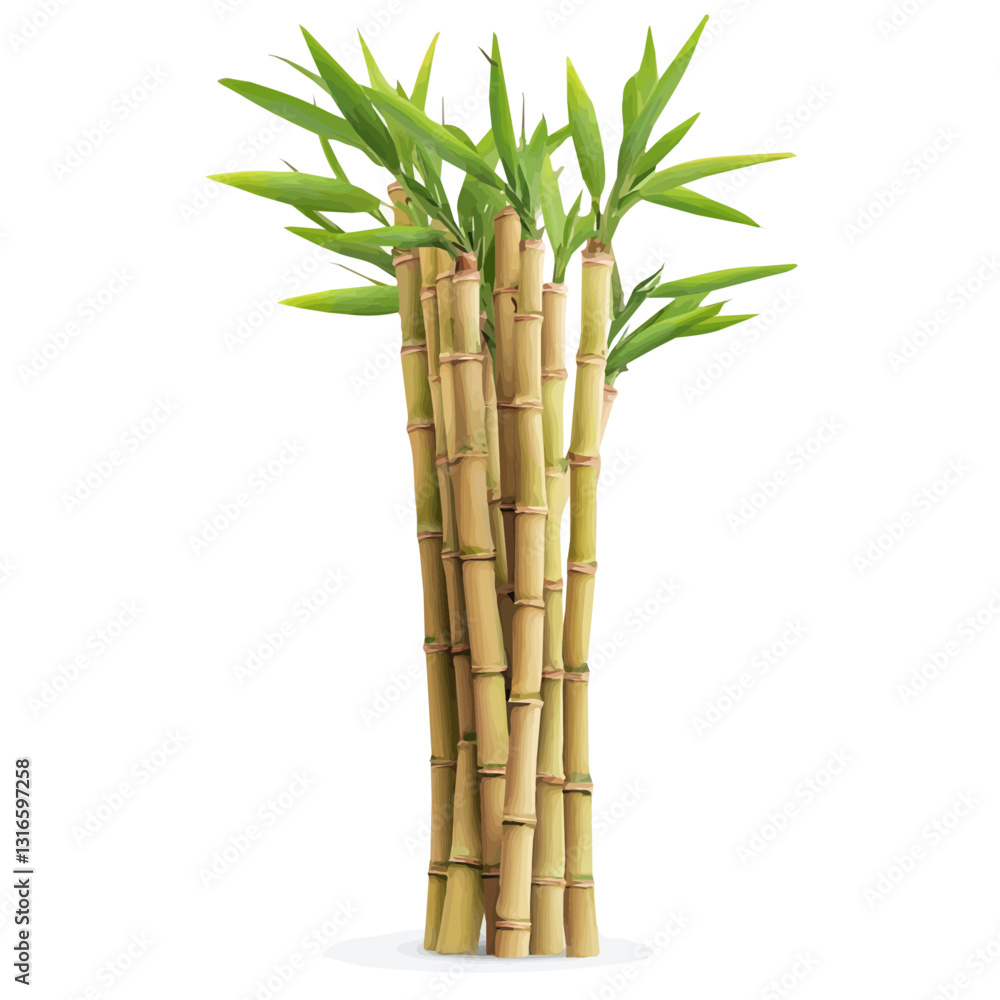 2D flat vector illustration bamboo shoots icon isolated on a white background.
2D flat vector illustration bamboo shoots icon isolated on a white background.