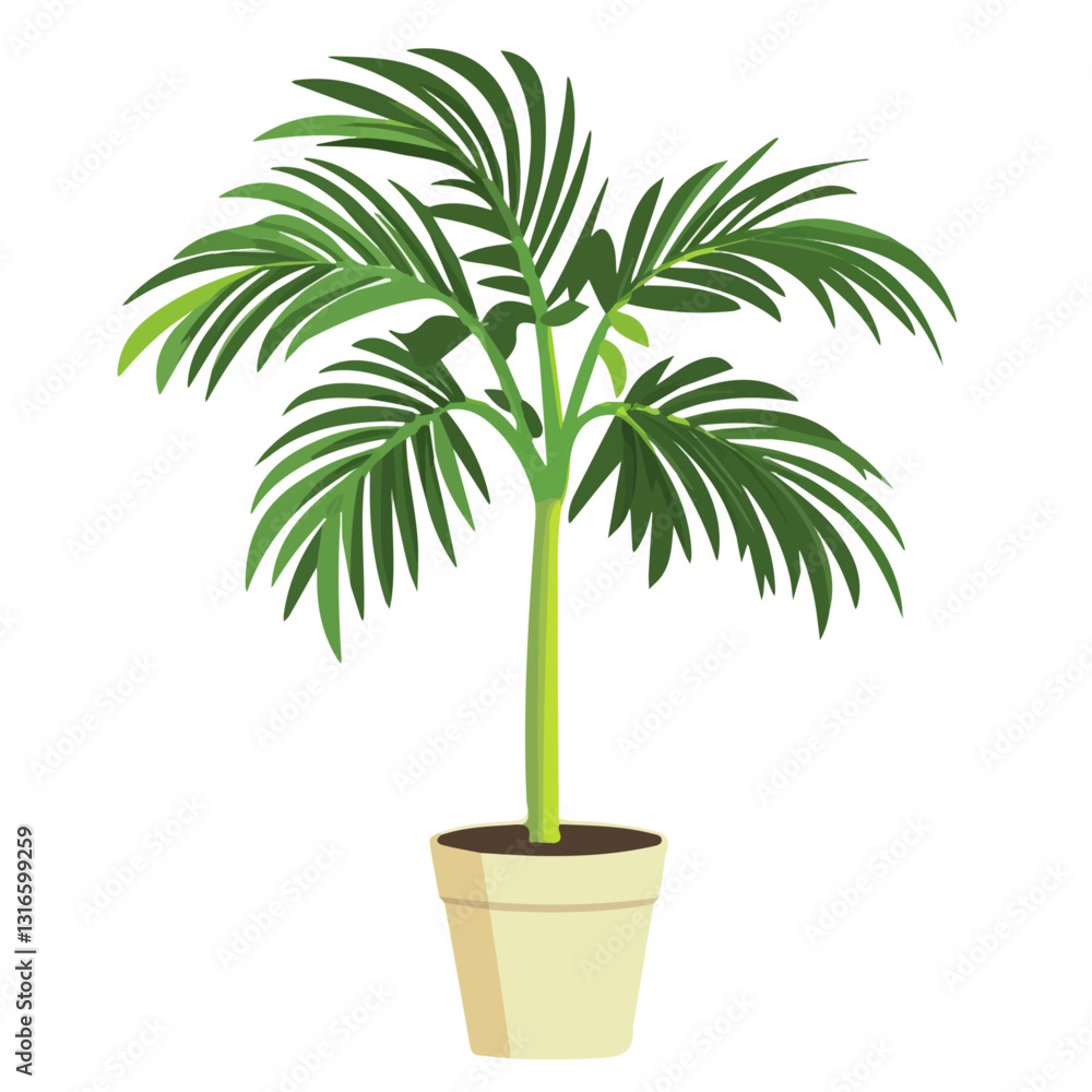 2D flat vector illustration bottle palm icon isolated on a white background.
2D flat vector illustration bottle palm icon isolated on a white background.