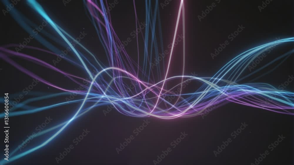 Abstract image of colorful flowing lines with a dark background, artistic and visually appealing 3D loop 4K Motion video Abstract image of colorful flowing lines with a dark background, artistic and visually appealing 3D loop 4K Motion video
